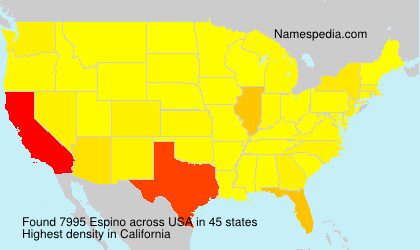Surname Espino in USA Surname Espino in USA