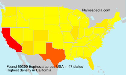 Surname Espinoza in USA Surname Espinoza in USA