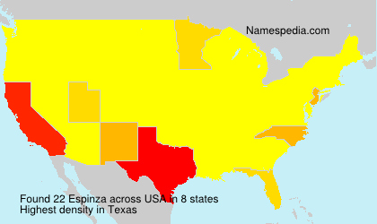 Surname Espinza in USA Surname Espinza in USA