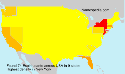 Surname Espiritusanto in USA Surname Espiritusanto in USA