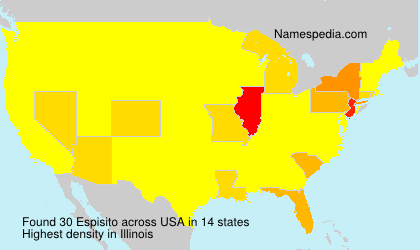 Surname Espisito in USA Surname Espisito in USA