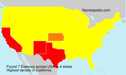 Surname Espnosa in USA Surname Espnosa in USA