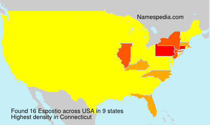 Surname Espostio in USA Surname Espostio in USA