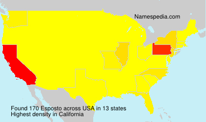 Surname Esposto in USA Surname Esposto in USA