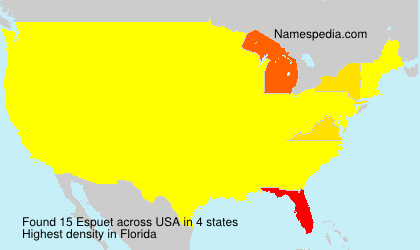 Surname Espuet in USA Surname Espuet in USA