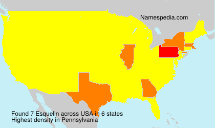 Surname Esquelin in USA Surname Esquelin in USA