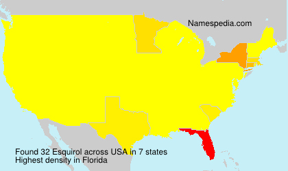 Surname Esquirol in USA Surname Esquirol in USA