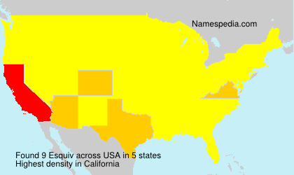 Surname Esquiv in USA Surname Esquiv in USA