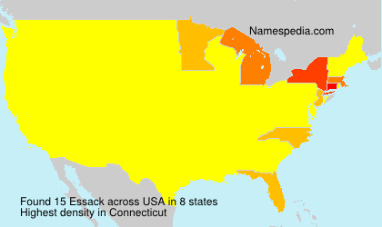 Surname Essack in USA Surname Essack in USA