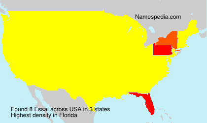 Surname Essai in USA Surname Essai in USA