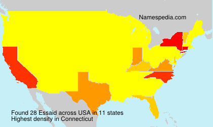 Surname Essaid in USA Surname Essaid in USA