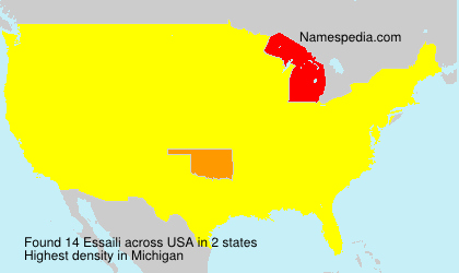 Surname Essaili in USA Surname Essaili in USA