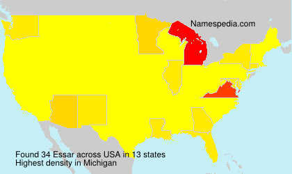 Surname Essar in USA Surname Essar in USA