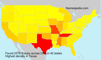 Surname Essary in USA Surname Essary in USA