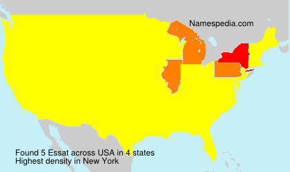 Surname Essat in USA Surname Essat in USA