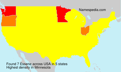 Surname Essene in USA Surname Essene in USA