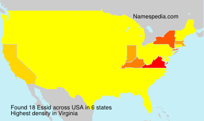 Surname Essid in USA Surname Essid in USA