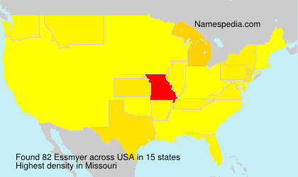 Surname Essmyer in USA Surname Essmyer in USA
