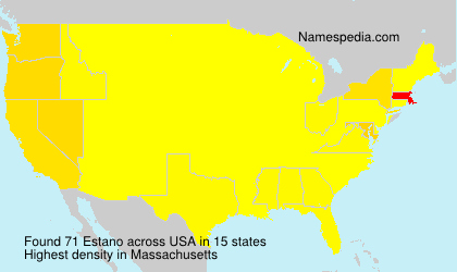 Surname Estano in USA Surname Estano in USA