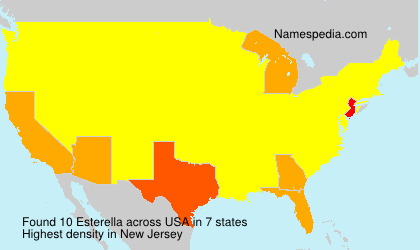 Surname Esterella in USA
