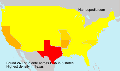 Surname Estudiante in USA Surname Estudiante in USA