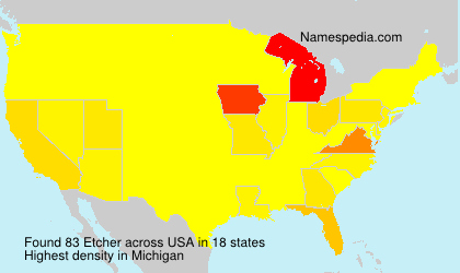 Surname Etcher in USA Surname Etcher in USA