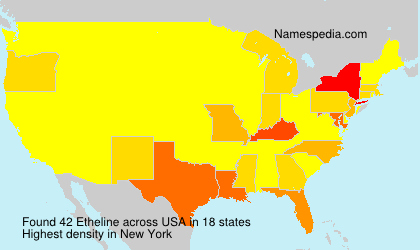 Surname Etheline in USA Surname Etheline in USA