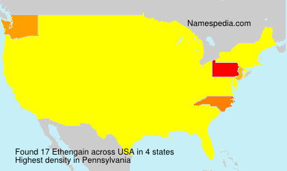 Surname Ethengain in USA Surname Ethengain in USA
