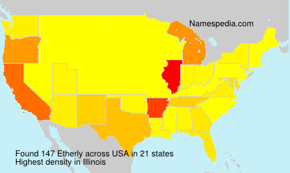 Surname Etherly in USA Surname Etherly in USA