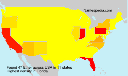 Surname Etner in USA Surname Etner in USA