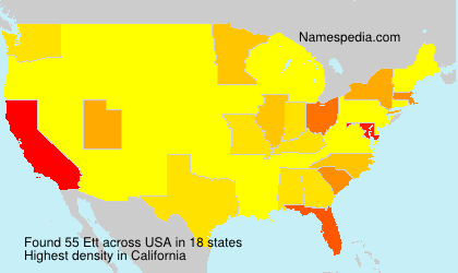 Surname Ett in USA Surname Ett in USA