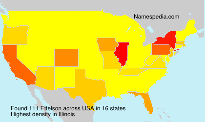Surname Ettelson in USA Surname Ettelson in USA