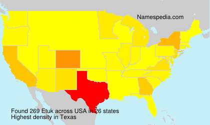 Surname Etuk in USA Surname Etuk in USA