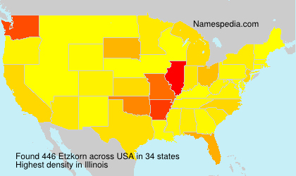 Surname Etzkorn in USA Surname Etzkorn in USA