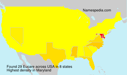 Surname Eucare in USA Surname Eucare in USA