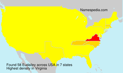 Surname Eudailey in USA Surname Eudailey in USA