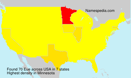 Surname Eue in USA Surname Eue in USA