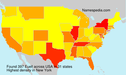 Surname Euell in USA Surname Euell in USA