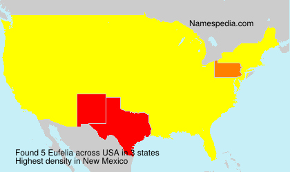 Surname Eufelia in USA Surname Eufelia in USA