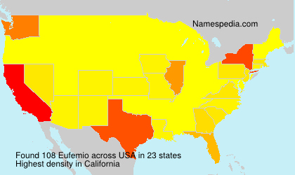 Surname Eufemio in USA Surname Eufemio in USA