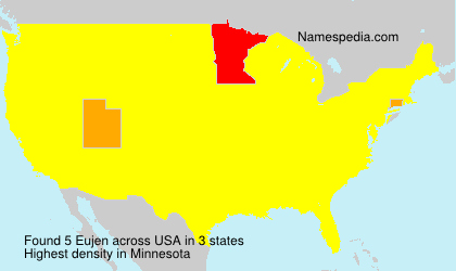 Surname Eujen in USA Surname Eujen in USA