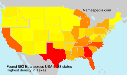 Surname Eula in USA Surname Eula in USA