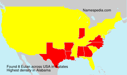 Surname Eulan in USA Surname Eulan in USA