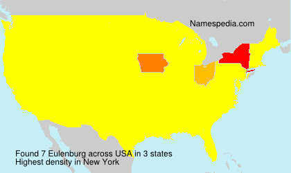 Surname Eulenburg in USA Surname Eulenburg in USA