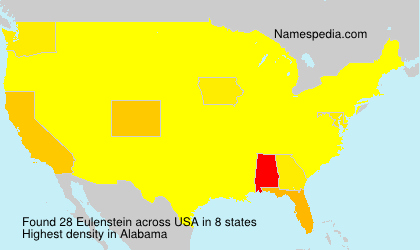 Surname Eulenstein in USA Surname Eulenstein in USA