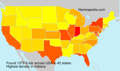Surname Euler in USA Surname Euler in USA