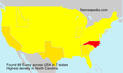 Surname Eurey in USA