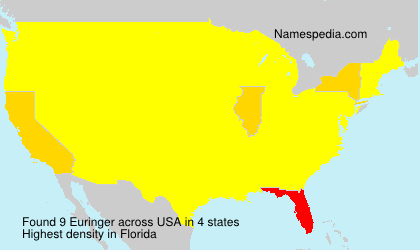 Surname Euringer in USA Surname Euringer in USA