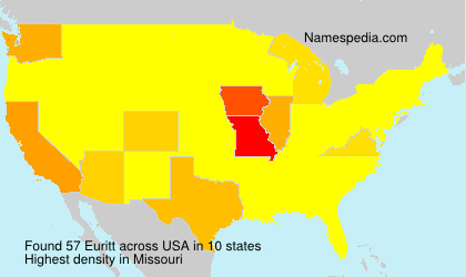 Surname Euritt in USA Surname Euritt in USA