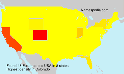 Surname Euser in USA Surname Euser in USA